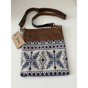 Anngoti Crossbody Shoulder‎ Bag Purse Western Aztec Design New With Tag